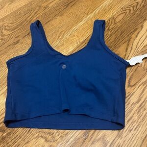 Balance Collection Navy Crop Top